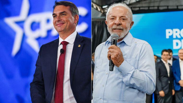 Paraná Pesquisas: Flávio tem 45,2% contra 44,1% de Lula no 2º turno
